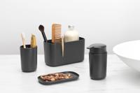 Brabantia renew tandenborstelhouder met inzet dark grey - thumbnail