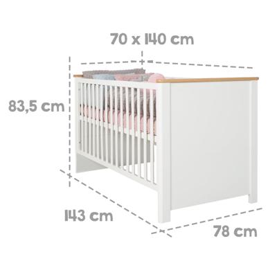 roba Kinderbed Ava 70 x 140 cm roba Kinderbed Ava 70 x 140 cm