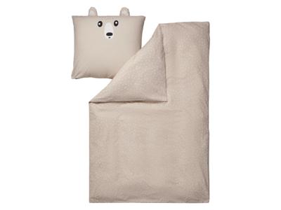 LIVARNO Kinder dekbedovertrek 140 x 200 cm (Beige)