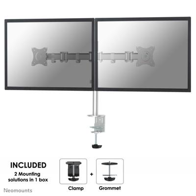 Neomounts by Newstar NM-D135D monitorarm voor 2 schermen Neomounts by Newstar NM-D135D monitorarm voor 2 schermen