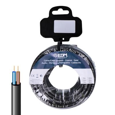 Kabel EDM 28310 Zwart 2 x 1,5 mm 5 m Kabel EDM 28310 Zwart 2 x 1,5 mm 5 m