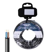 Kabel EDM 28310 Zwart 2 x 1,5 mm 5 m - thumbnail