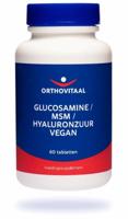 OrthoVitaal Glucosamine / MSM / Hyaluronzuur vegan 60 Tabletten - thumbnail