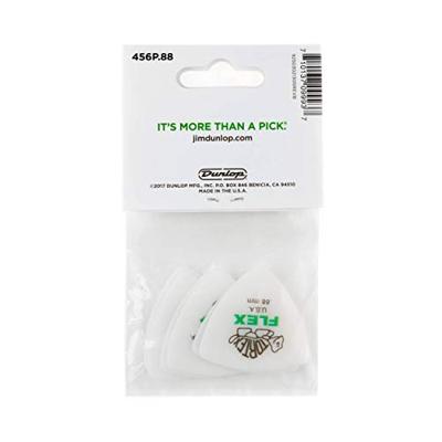 Dunlop Tortex Flex Triangle plectrums 0.88 mm (6 stuks) Dunlop Tortex Flex Triangle plectrums 0.88 mm (6 stuks)