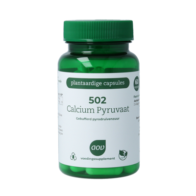 502 Calcium pyruvaat 60 Vegetarische capsules 502 Calcium pyruvaat 60 Vegetarische capsules
