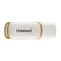 Intenso Green Line USB-stick 128 GB Beige, Bruin 3540491 USB-A 3.2 Gen 1 - thumbnail