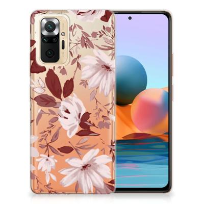 Smartphone hoesje Xiaomi Redmi Note 10 Pro Watercolor Flowers