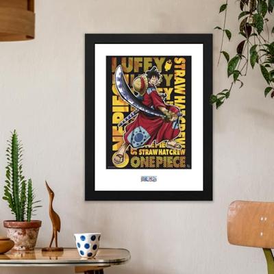 One Piece Framed Print - Luffy in Wano (30x40cm) One Piece Framed Print - Luffy in Wano (30x40cm)