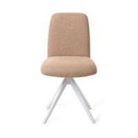 Jesper Home Eetkamerstoel 'Taiwa' Draaibaar, Turn White, kleur Whisper Wheat - thumbnail