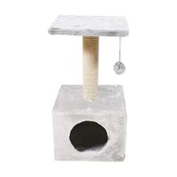 Nayeco GA30054 krasmat voor katten, 30 x 30 x 60 cm - lichtgrijs - thumbnail