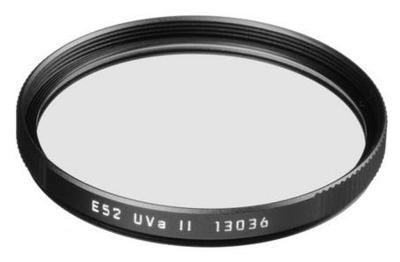 Leica 13036 Filter UVa II, E52 Zwart