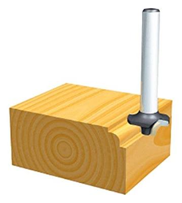 Makita D-09525 Freesbit Kwartrondfrees + lager S 6mm 20,64x9,53mm R3,97