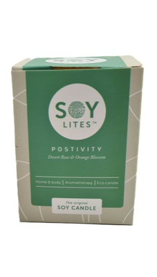 Soylites Soycandle Positivity - Desert Rose & Orange Blossom