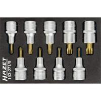 HAZET Dopsleutelbitset - TORX® 163-271/9 - 1/2 inch (12,5 mm) vierkant hol - Binnen-TORX®-profiel - 9-delig - T20 - T60 - thumbnail