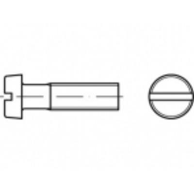 TOOLCRAFT TO-5385186 Cilinderkopschroeven M4 35 mm Sleuf Staal Galvanisch verzinkt 1000 stuk(s)
