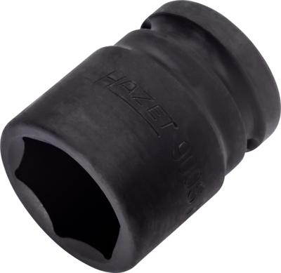 HAZET Krachtdopsleutel 900S-22 · 1/2 inch (12,5 mm) vierkant hol · Buiten-zeskant-tractieprofiel · SW 22 mm
