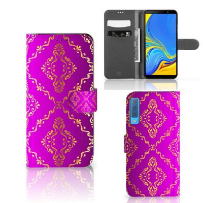 Wallet Case Samsung Galaxy A7 (2018) Barok Roze