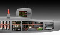 Revell modelbouwpakket - s.s.b. abraham lincoln 1:253 - 158dlg. - thumbnail