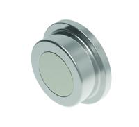 Magneet maul neodymium rond 22mm 8kg nikkel - thumbnail