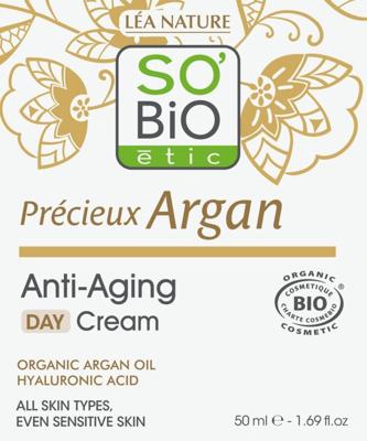 SO'BiO étic SO'BiO étic Précieux Argan Anti-Aging dagcreme