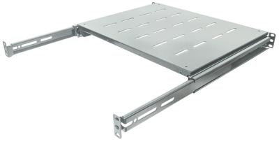 Intellinet 712323 19 inch 1 HE Uittrekbaar Geschikt voor kastdiepte: vanaf 600 mm Grijs
