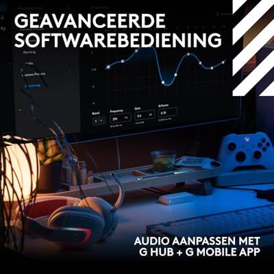 Draadloze gamingheadset - Logitech G - Astro 120 X - Lightspeed - Wit