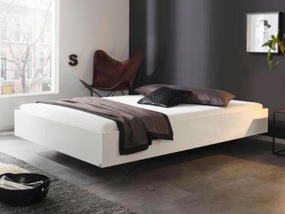 Bed IXANA 140x200 cm hoogglans wit