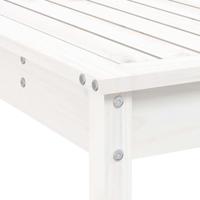 3-delige Barset massief grenenhout wit - thumbnail