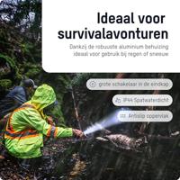 Ansmann LED Taschenlampe Survival TS450RF wiederaufladbar Zaklamp werkt op Li-ion oplaadbare batterij SMD LED 11.5 h 72 g - thumbnail