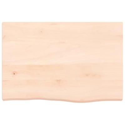 Wandschap 60x40x(2-4) cm onbehandeld massief eikenhout Wandschap 60x40x(2-4) cm onbehandeld massief eikenhout