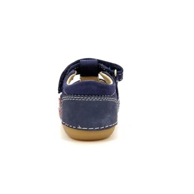Leren baby sandalen Sushy Originel Softers KICKERS® blauw Leren baby sandalen Sushy Originel Softers KICKERS® blauw