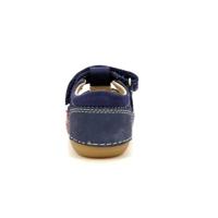 Leren baby sandalen Sushy Originel Softers KICKERS® blauw - thumbnail