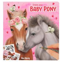 Miss Melody kleurboek Baby Pony meisjes 21 cm papier 3 delig - thumbnail