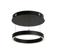 Searchlight Ronde hanglampLayla zwart Ø 44cm - 30410BK - thumbnail