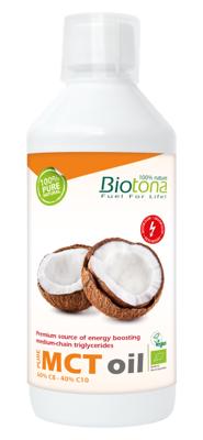 Biotona MCT olie puur bio 500 Milliliter