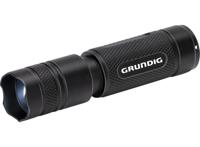 Grundig LED Zaklamp 400 Lumen - 10W - 200M Bereik - 3 Lichtstanden: Hoog, Laag, Pulserend - Zwart/Oranje - thumbnail