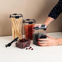 Tin Quid Cocco Hermetisch 450 ml Transparant Plastic - thumbnail