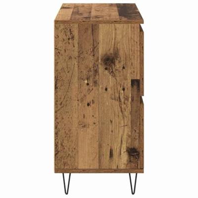Dressoirs 2 pcs Oud hout 120 x 35 x 70 cm Bewerkt hout
