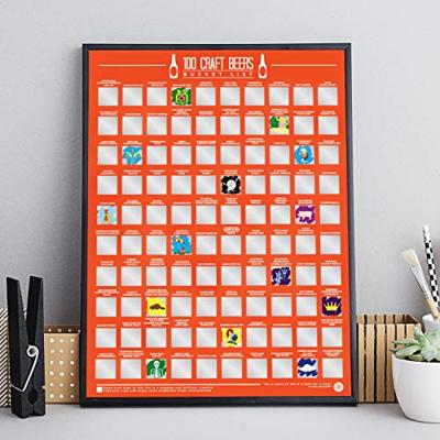 Gift Republic Scratch Poster - 100 Craft Beers
Gift Republic Kraskaart Poster - 100 Ambachtelijke Bieren