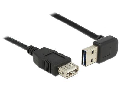DeLOCK 85185 0.5m USB A USB A Zwart USB-kabel