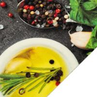 VidaXL Keukenmat wasbaar kruidenprint 45x150 cm fluweel - thumbnail