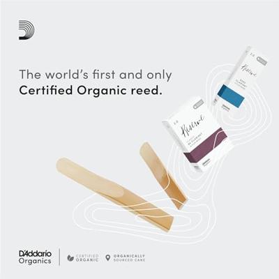D&apos;Addario Woodwinds ODBR0325 Organic Reserve Eb Klarinetrieten, 2.5, 3-pack