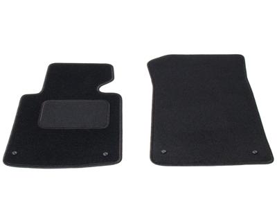 Automatten voorzijde - zwart stof - BMW 3-Serie E46 Sedan, Touring, Coupe, Compact 1998-2005