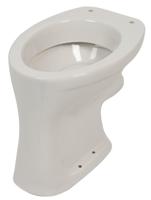 Plieger Toiletpot Brussel Vlakspoel Zonder Bril Wit - thumbnail