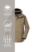 Killtec KOW 85 Parka Jas Heren Taupe 3XL - thumbnail