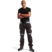 Blåkläder Werkbroek met spijkerzakken 15551860 | Zwart/Grijs | Maat D124 - 7330509591123 - thumbnail