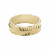 Fossil JF04118710 Ring Sadie staal goudkleurig - thumbnail