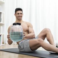 Met water gevulde kettlebel voor fitnesstraining met oefengids Fibell InnovaGoods (8435527822996) - thumbnail