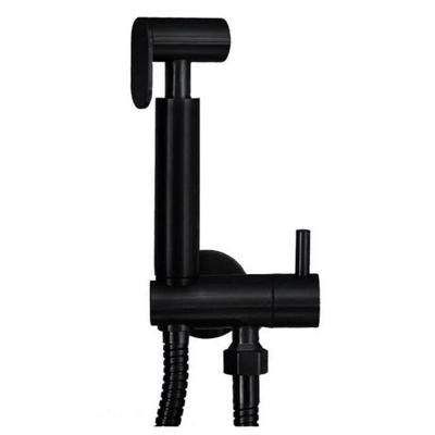 304 bidet handdoucheset mat zwart