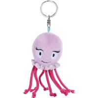 Nici sleutelhanger Octopus Oktina junior 10 cm pluche paars - thumbnail
